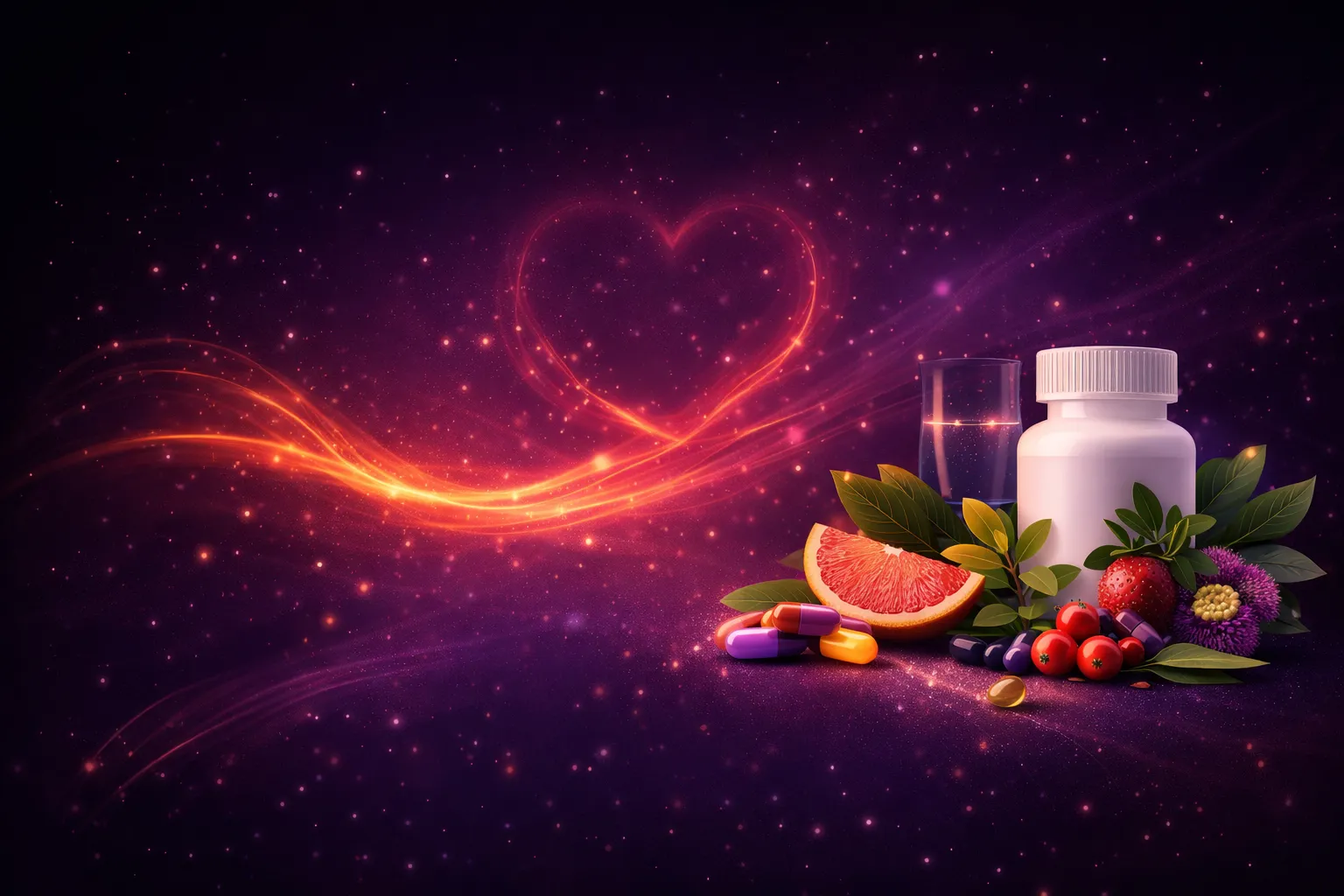 Wellness products with fruit and botanicals