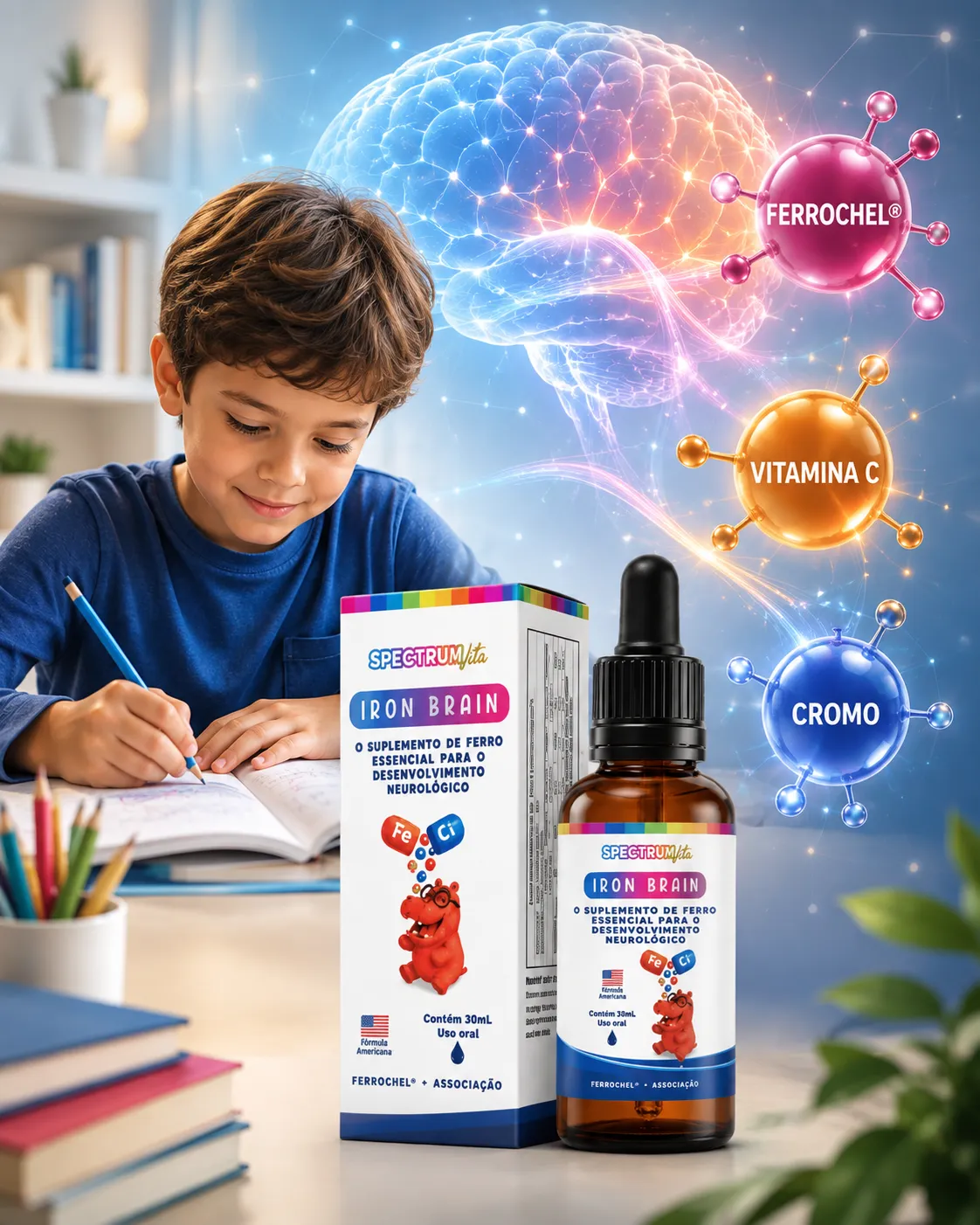 Iron Brain em contexto infantil